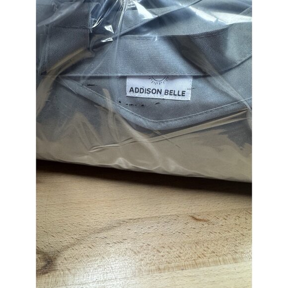 Addison Belle Outdoor Blanket for Girl in Gray/Floral Print 5x5' Picnic 60x60" - Picture 3 of 5